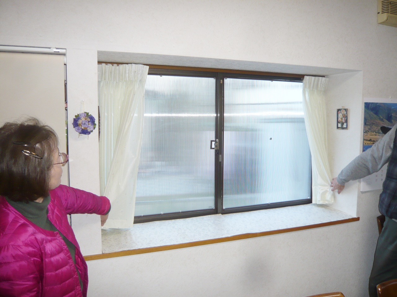 暖パネ取付写真